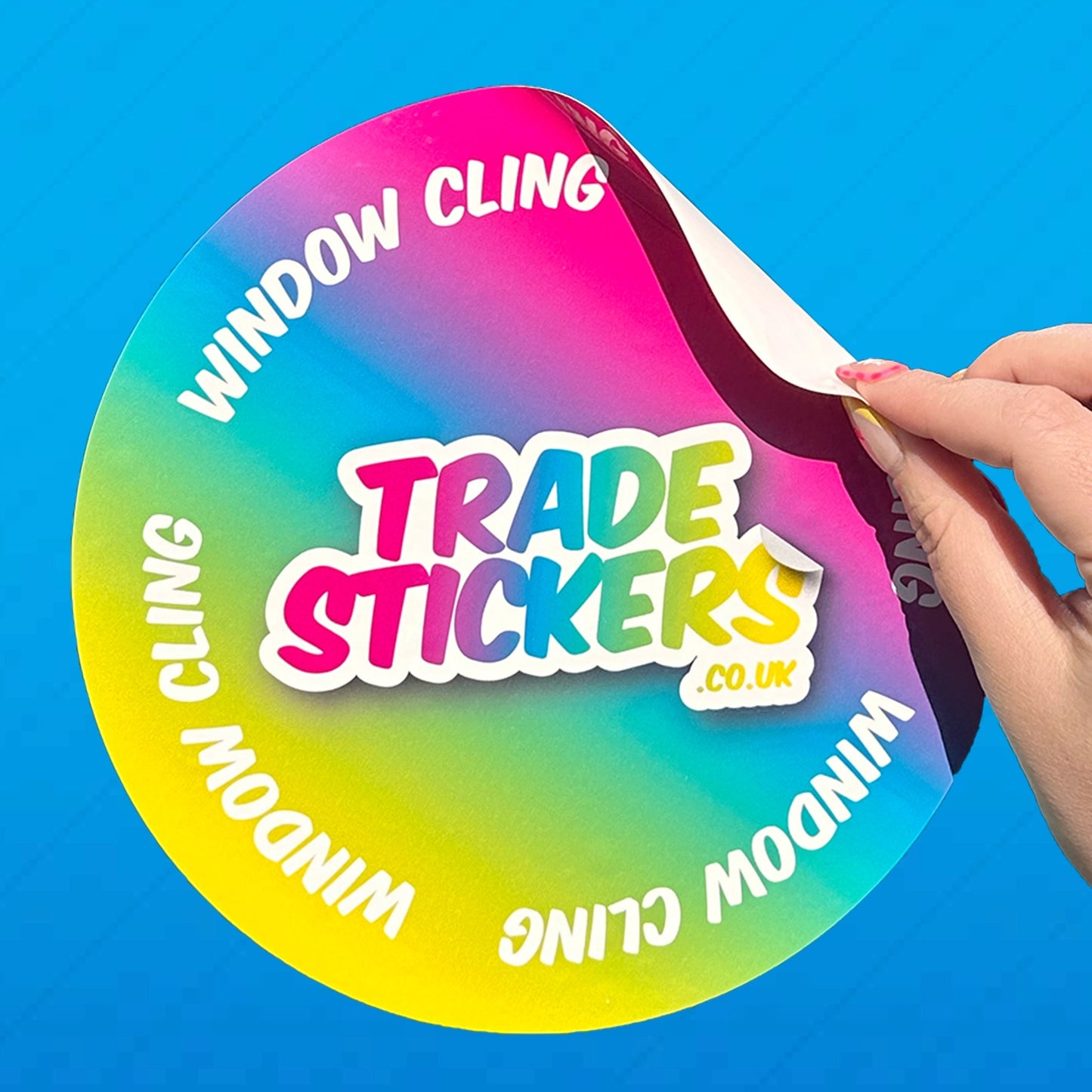 Window Cling Stickers - Trade Stickers