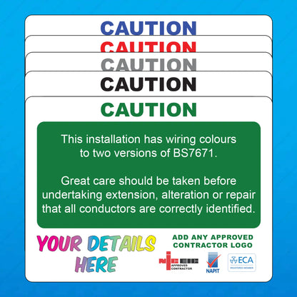 Cable Colour Harmonisation Stickers - Version 2