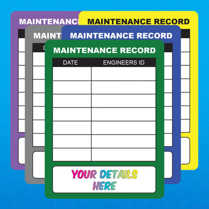 Personalised General Service Stickers - Version 1
